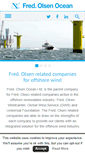 Mobile Screenshot of fredolsen-ocean.com